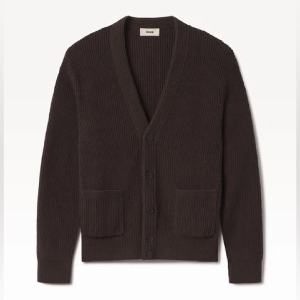 Buck Mason Seafarer Cotton Rib Cardigan